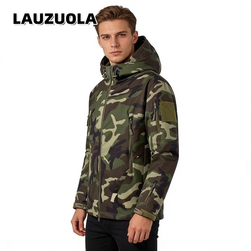 Outdoor Hunting Hoodie - Men's Camouflage Waterproof Jacket 2026 New