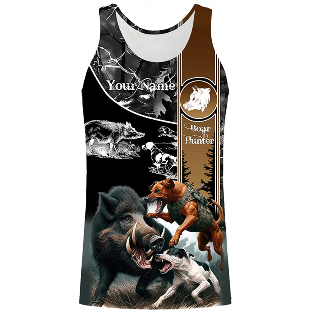 Wildman Hunting & Outdoor - Custom Name Boar Hunter Tank Top