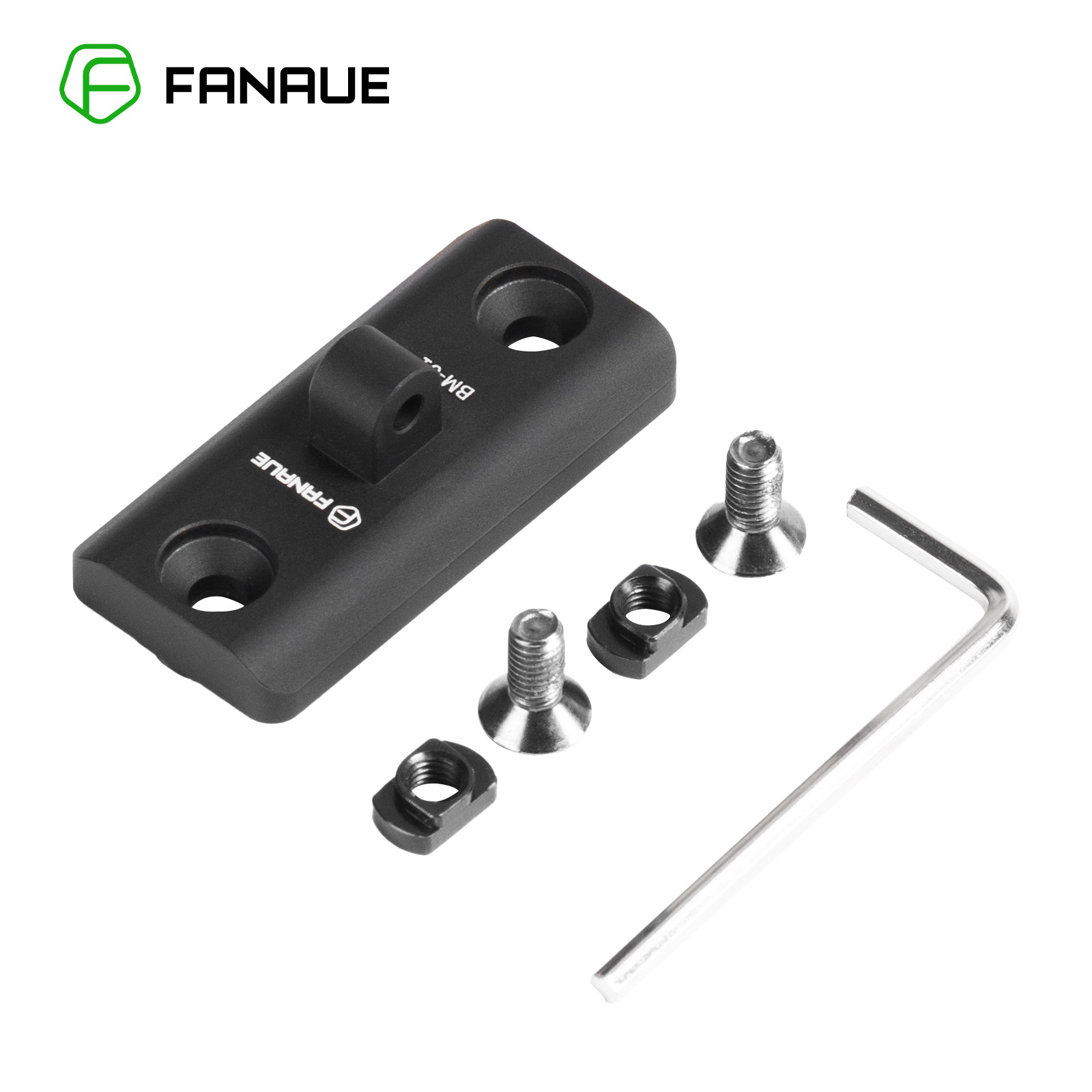 Bipod Rifle Mount - FANAUE Mlok Mount Handguard Adapter Low