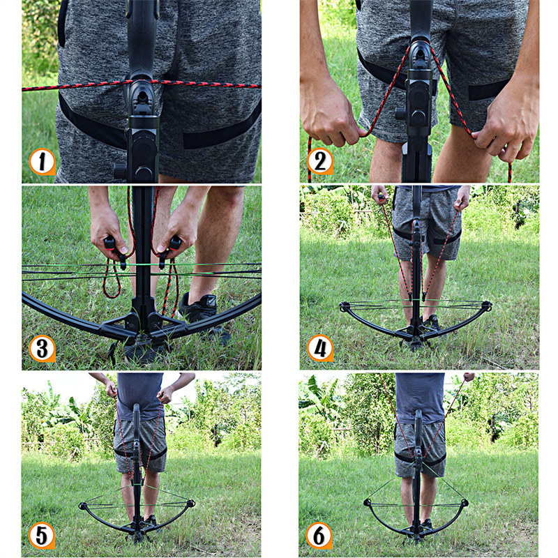 Is Hunting Outdoor Recreation - Durable Double Handle Crossbow Pulling Tool