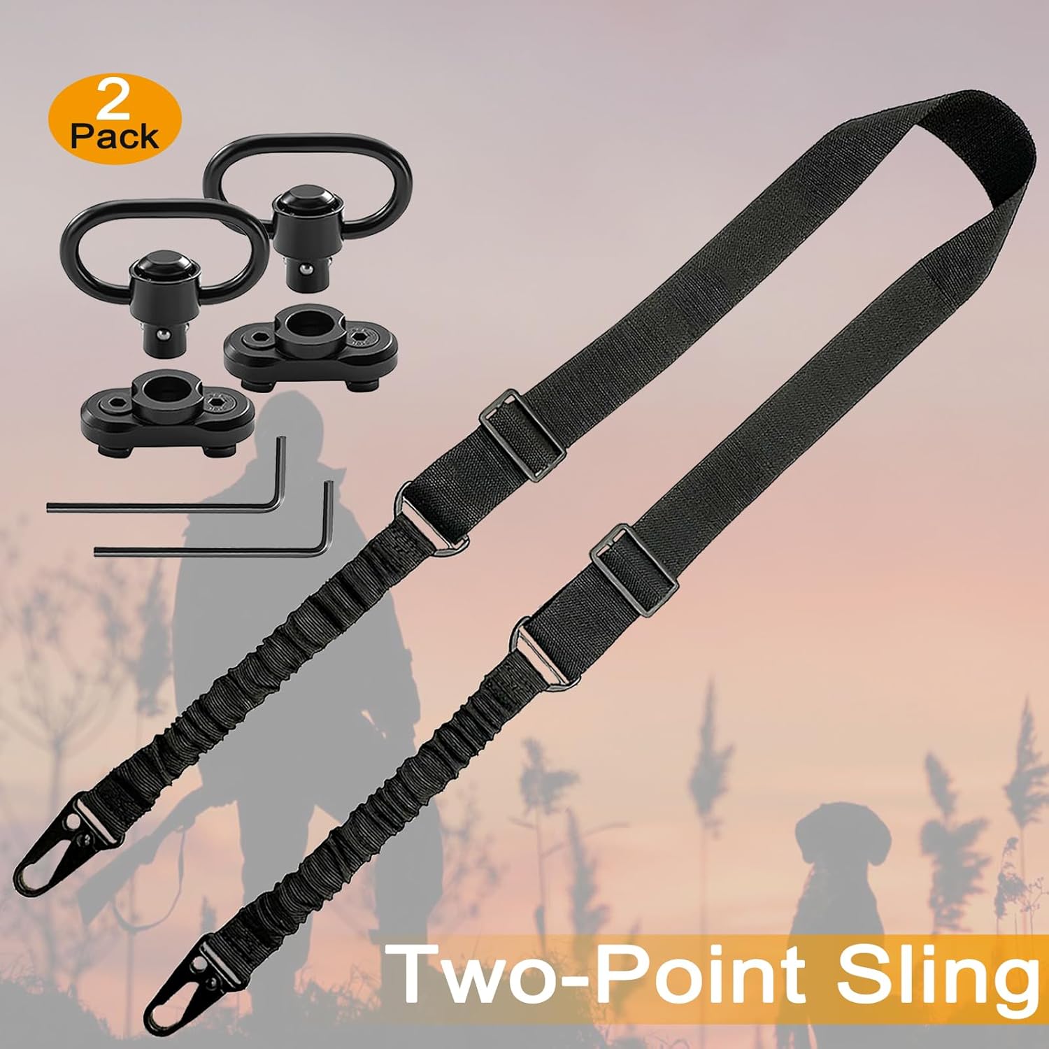 Rifle Sling Swivel - 2 Point QD Rifle Sling with