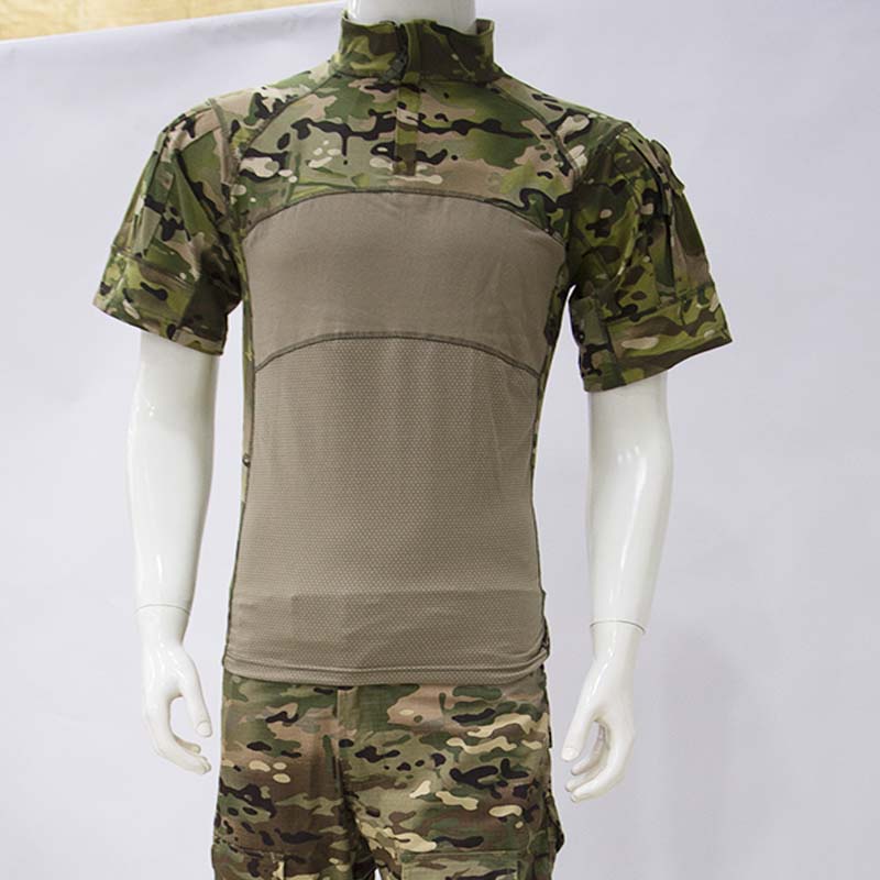 Outdoor Hunting T Shirts - AUKU Men's Hunting T-shirts Shorts 1/4
