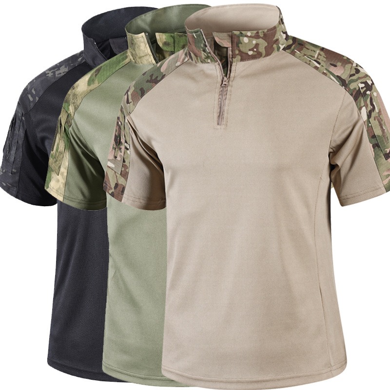 Mens Summer Camo Tactical Shir - Outdoor Hunting T Shirts review and price