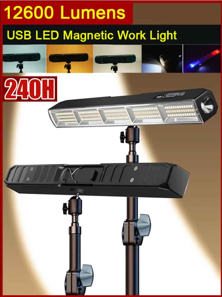 High Power Magnetic LED Light  - Tactical Flashlight Rechargeable review and price