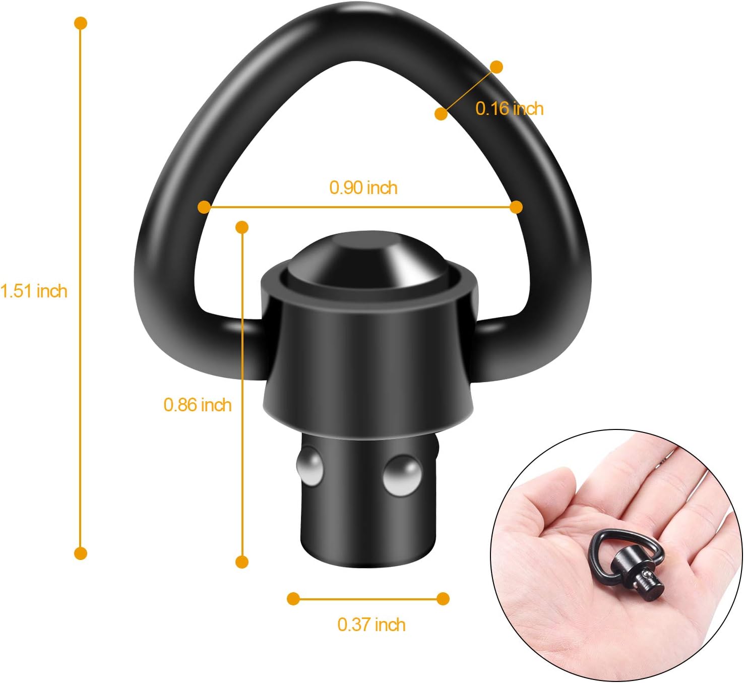 4PCS Tactical Strap Gun Sling  - Rifle Sling Swivel review and price