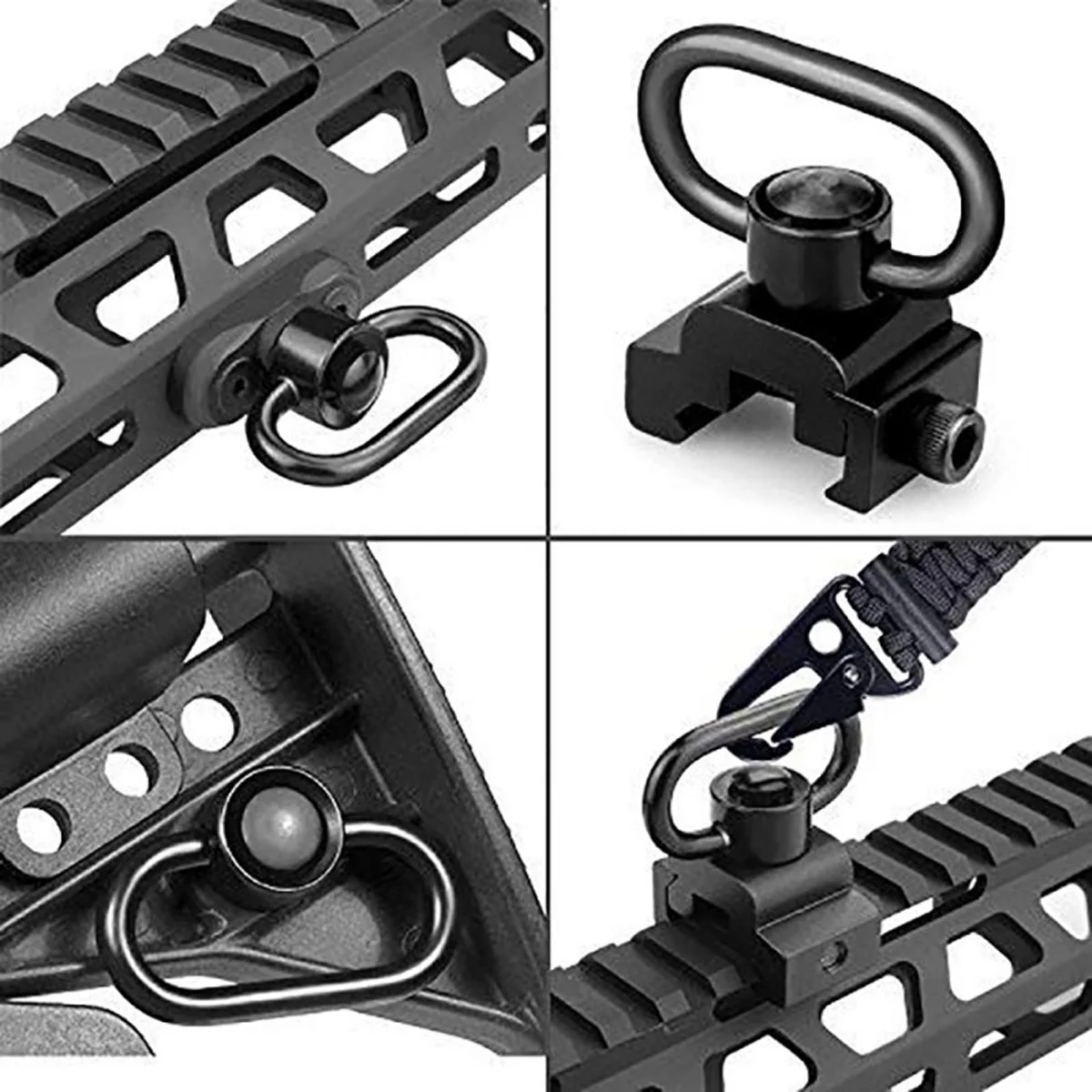 Tactical Strap Gun Sling Swive - Rifle Sling Swivel review and price