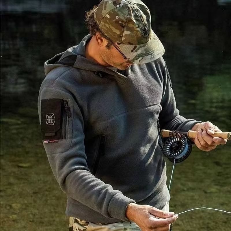 Men Winter Thermal Fleece Outd - Outdoor Hunting Hoodie review and price