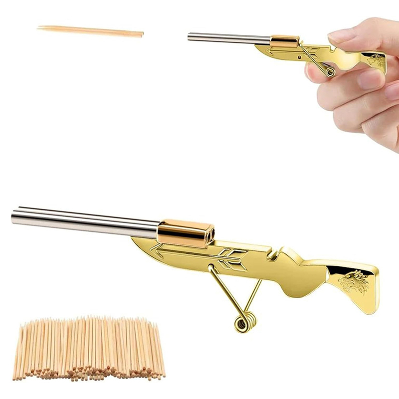 Mini Toothpick Gun Guntoy Toot - Outdoor Hunting Gifts review and price