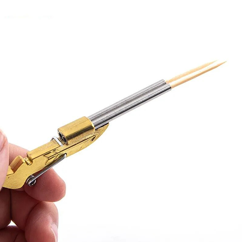 Mini Toothpick Gun Guntoy Toot - Outdoor Hunting Gifts review and price