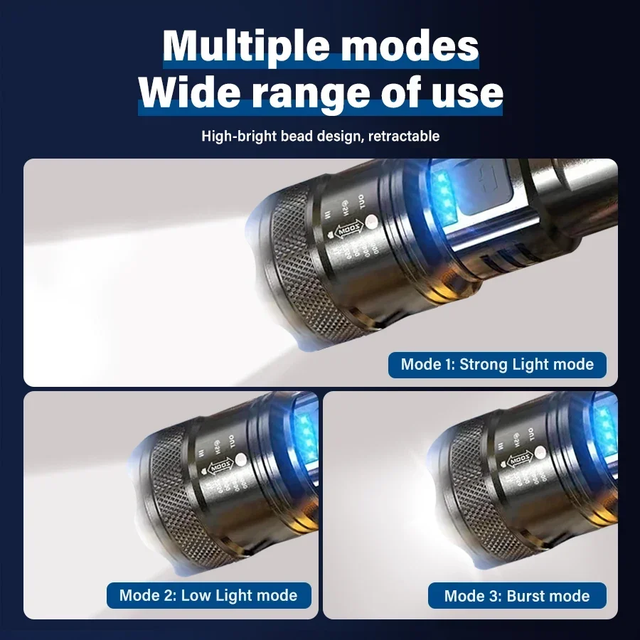 High Power LED Flashlight,USB  - Tactical Flashlight Rechargeable review and price