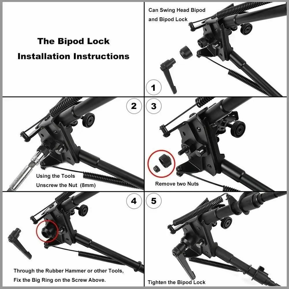 Tactical S-Lock for Swivel Ser - Bipod Rifle Mount review and price