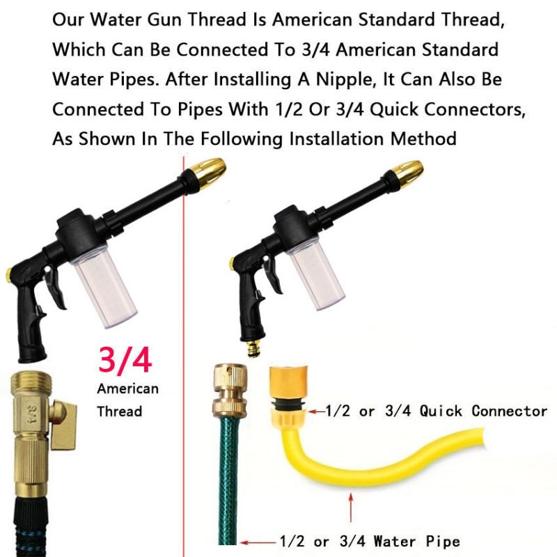 High Pressure Car Washing Wate - Gun Cleaning Rod review and price