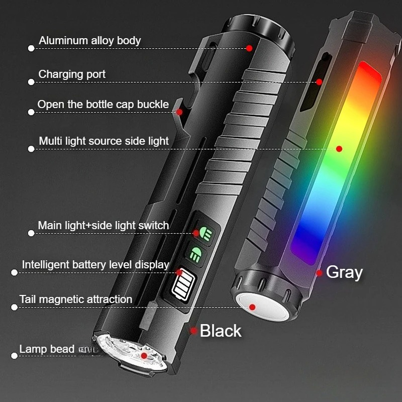 Tactical Flashlight Type-c Rec - Tactical Flashlight Rechargeable review and price