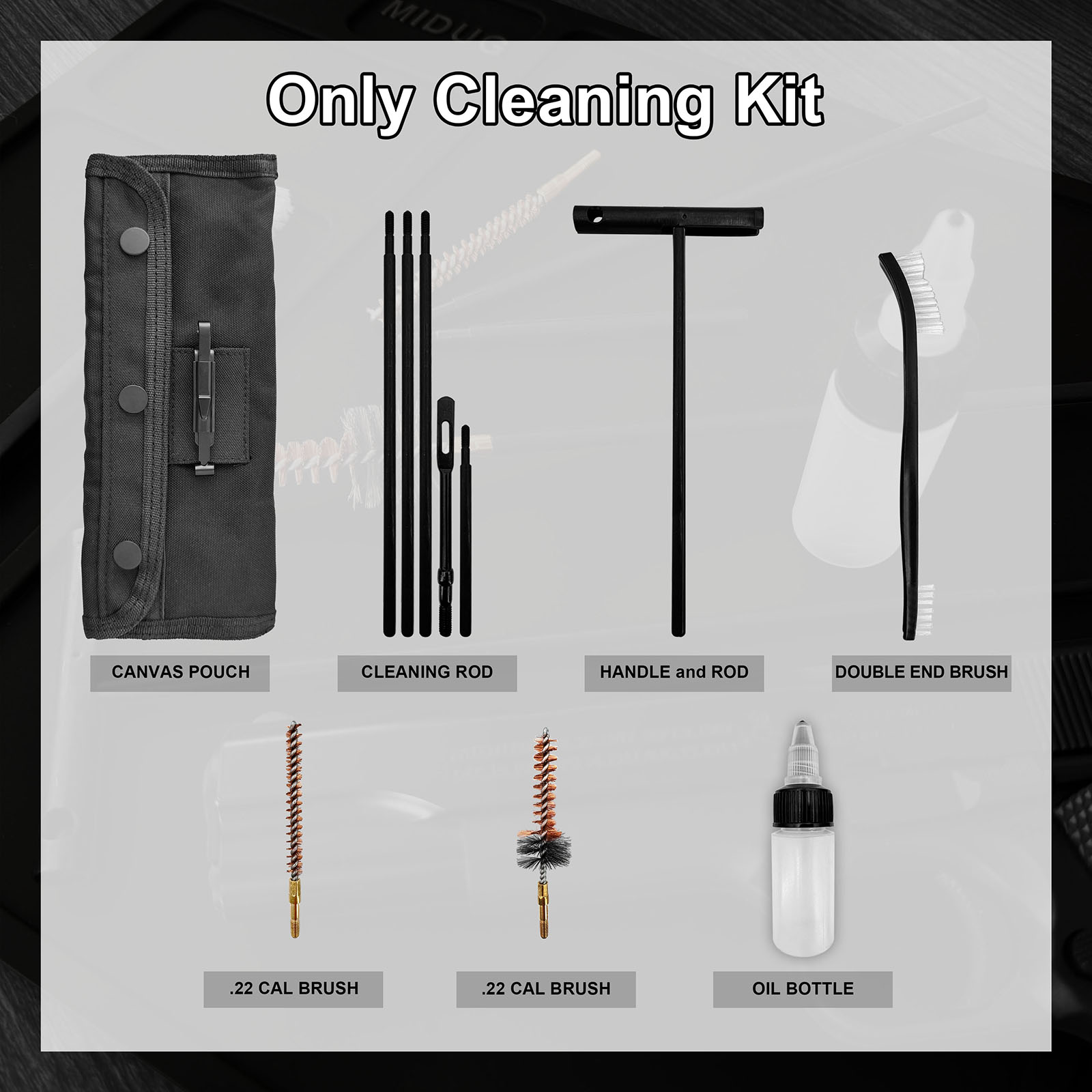 Gun Cleaning Kit with Nylon Br - Gun Cleaning Rod review and price