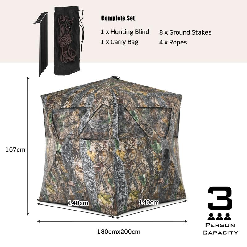 Portable Hunting Blind with Gr - Hunting & Outdoor Supplies Vanderbijlpark Photos review and price