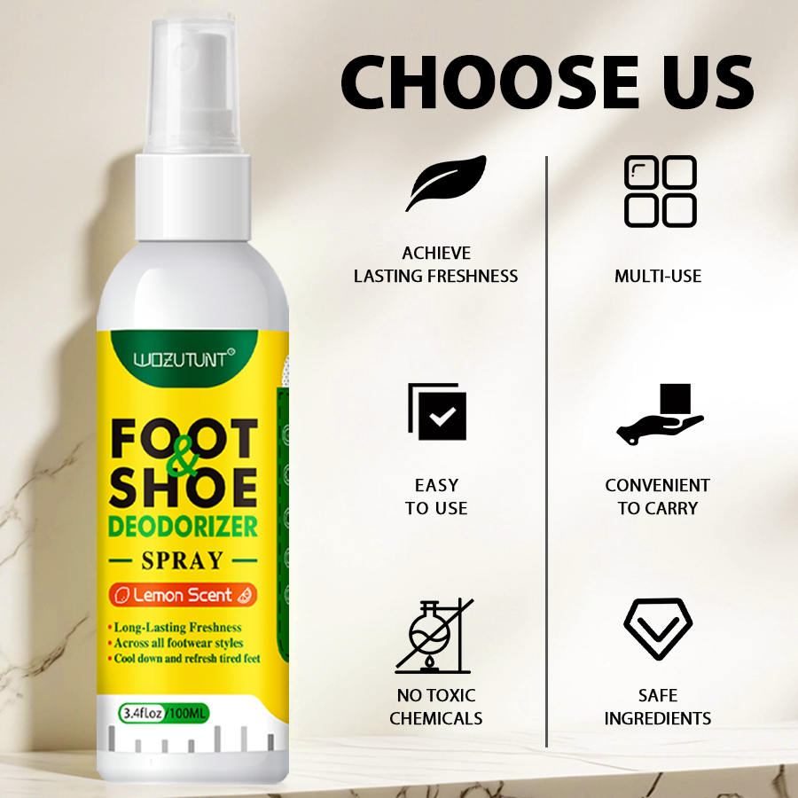 100ml Foot Shoes Deodorizer Sp - Scent Eliminator Spray review and price