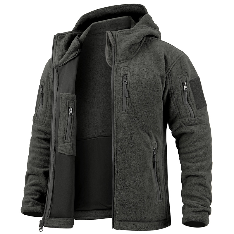 Men's Tactical Fleece Jacket W - Outdoor Hunting Hoodie review and price