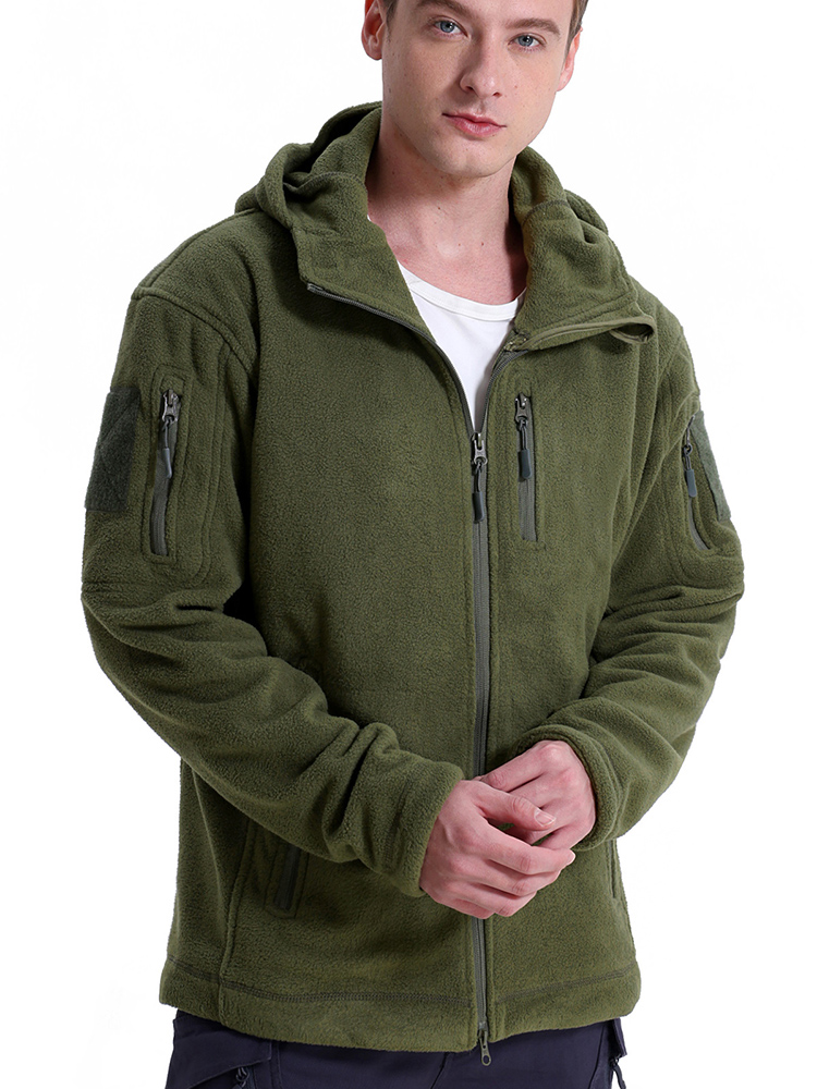 Men's Tactical Fleece Jacket W - Outdoor Hunting Hoodie review and price