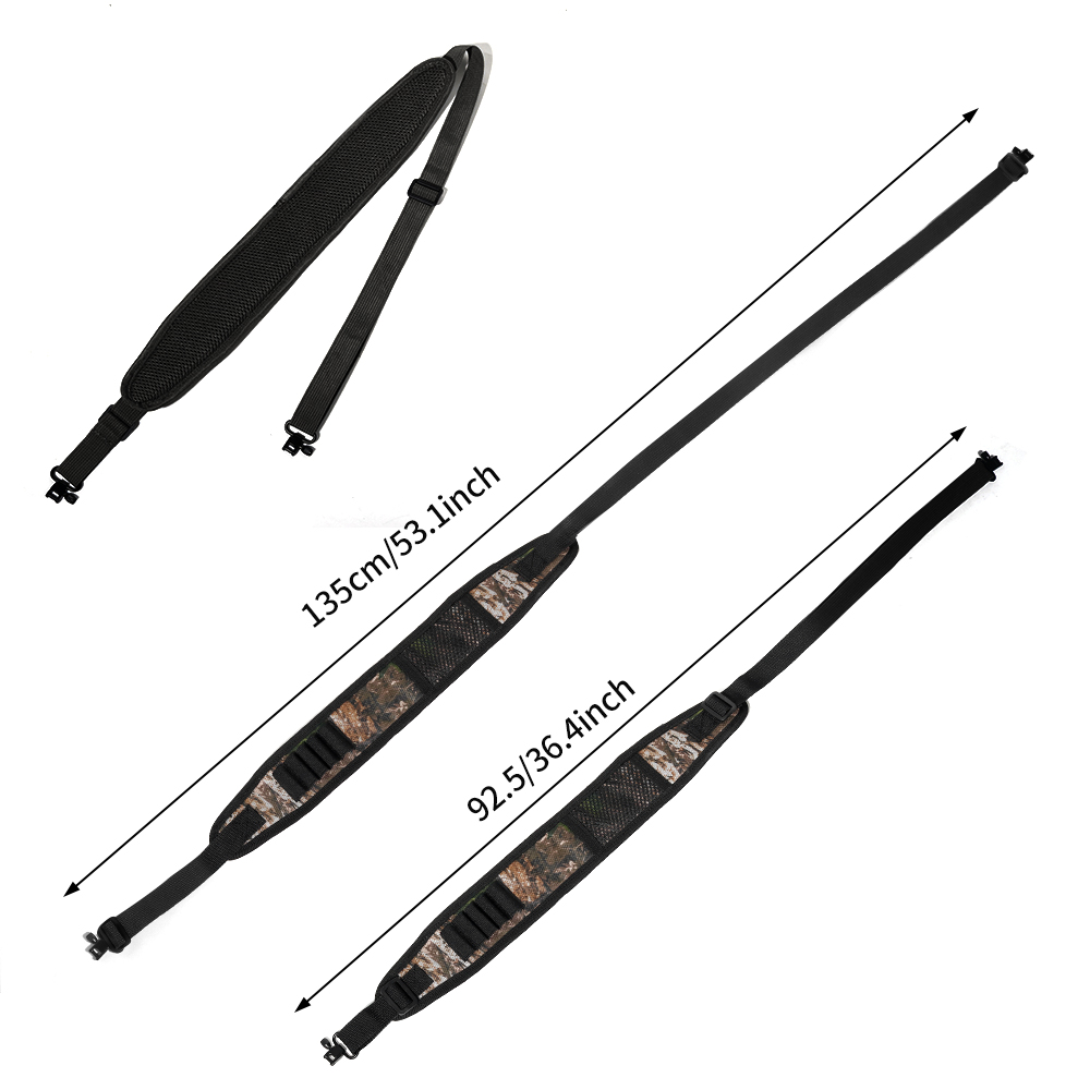 Adjustable Rifle Sling with Sh - Rifle Sling Swivel review and price