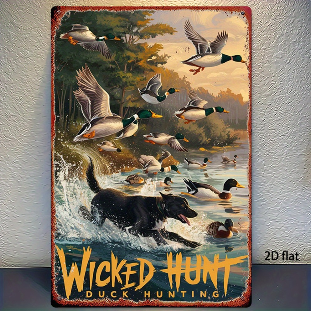 2D Flat Vintage Hunting Duck M - Wildman Hunting & Outdoor review and price