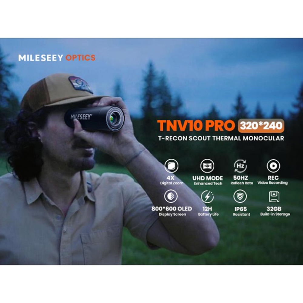 MILESEEY TNV10 PRO 320×240 Res - Outdoor Hunting Images review and price