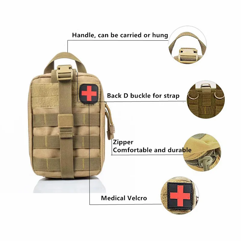Tactical First Aid Kit Medical - Outdoor Hunting Vehicle review and price