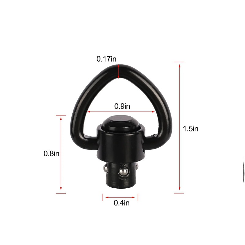 1/2PCS Rifle Push Button QD Re - Rifle Sling Swivel review and price
