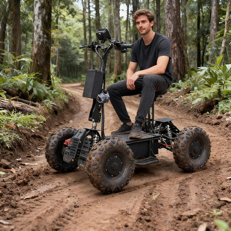 60V Off-road Electric Quad Sco - Outdoor Hunting Vehicle review and price