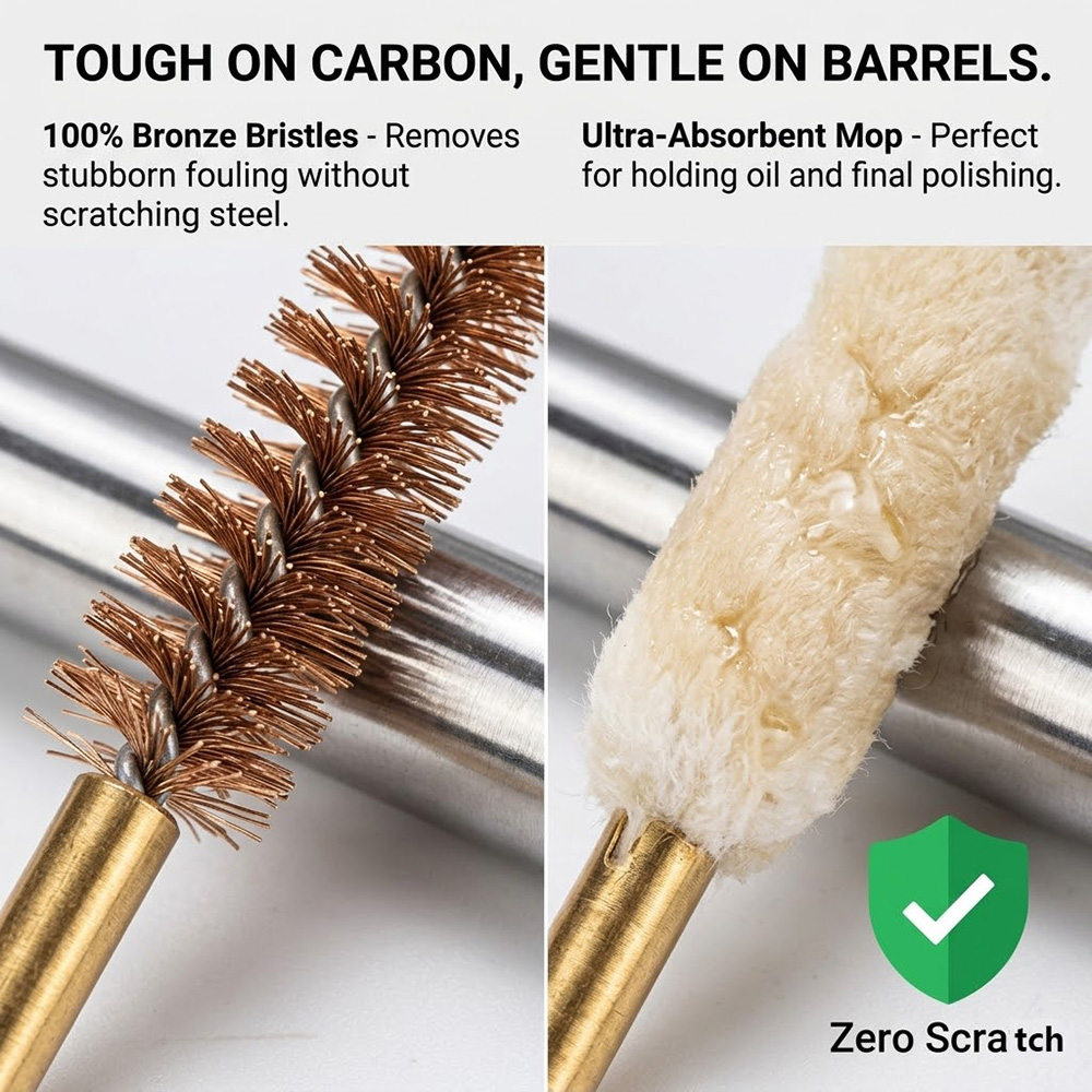 9mm .38 .357 Cal Pistol Cleani - Gun Cleaning Rod review and price