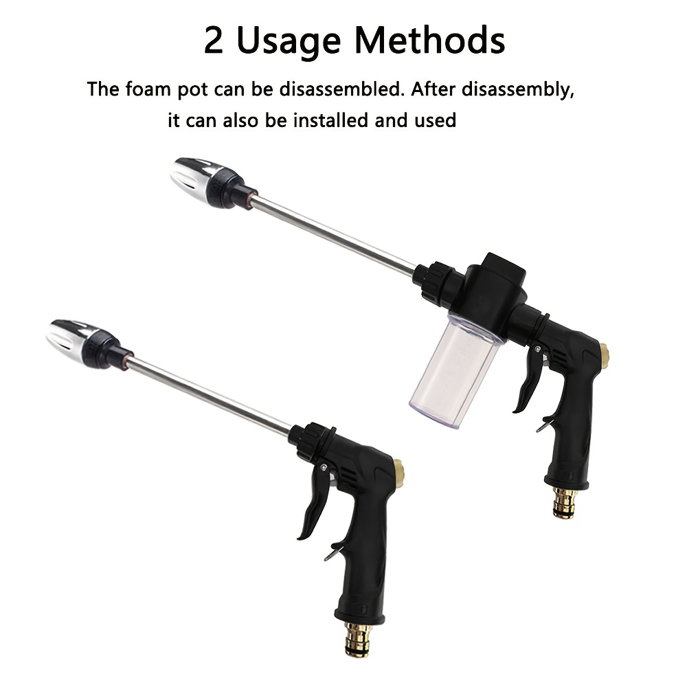 Garden Watering Gun Hose Nozzl - Gun Cleaning Rod review and price