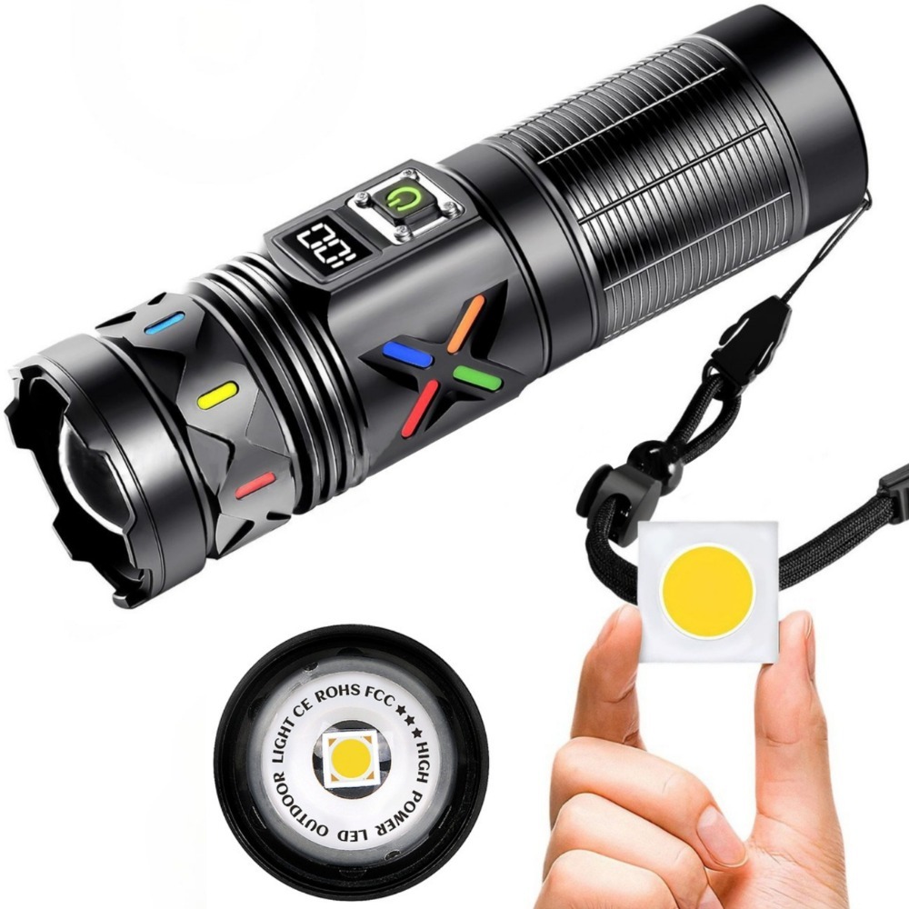 High Power LED Flashlight Tele - Tactical Flashlight Rechargeable review and price